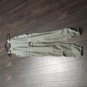 Jumpsuit Young Fabulous and broke size s green open back